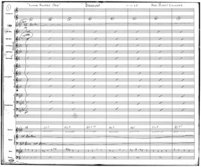 For the Lionel Hampton Orchestra; 1 score (25 p.) + 17 parts