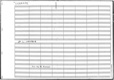 1 score (6 p.) + 2 parts