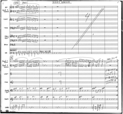 1 score (13 p.) + 8 parts