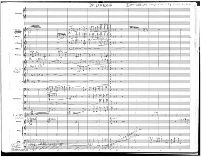 1 score (22 p.) + 18 parts; Letter, 1980-12-30 Beth Lee to Charlie, 2 pages included