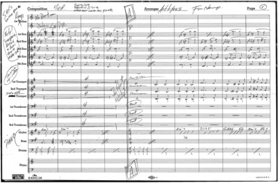 For Hamp; 1 score (10 p.) + 14 parts