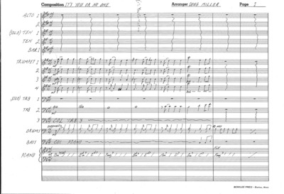 1 score (32 p.) + 15 parts