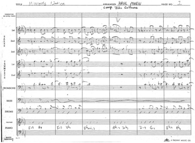 1 score ( 23 p.) + 10 parts; photocopy