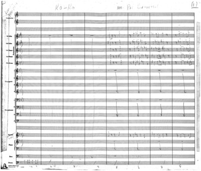 1 score (23 p.) + 16 parts