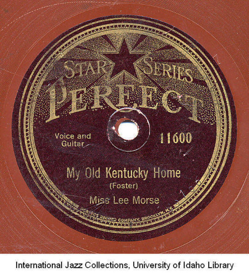 (Foster) Miss Lee Morse Voice and Guitar 11600