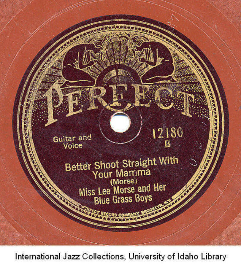 (Morse) Miss Lee Morse and Her Blue Grass Boys Guitar and Voice 12180-B