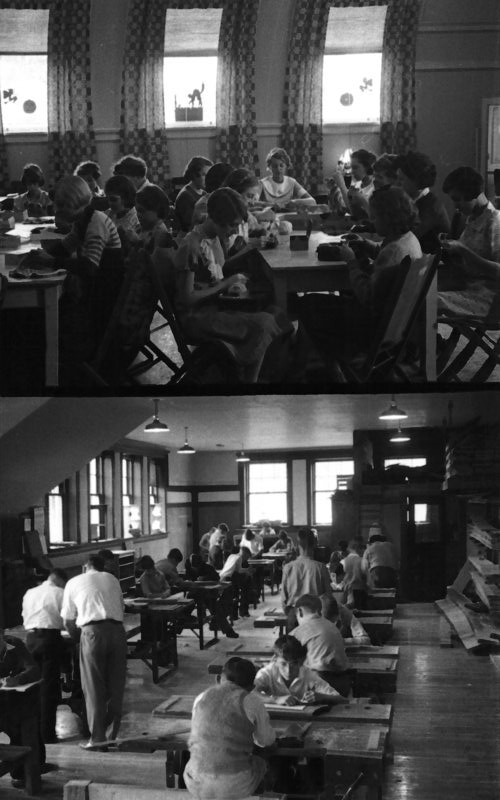 Students in classrooms at Whitworth School