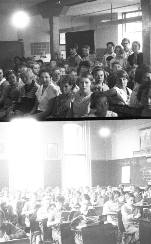 Students in classrooms at Whitworth School