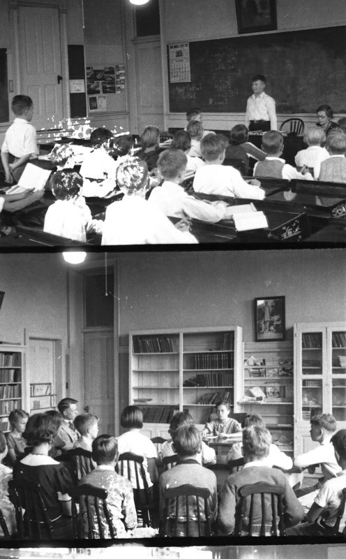 Students in classrooms at Whitworth School