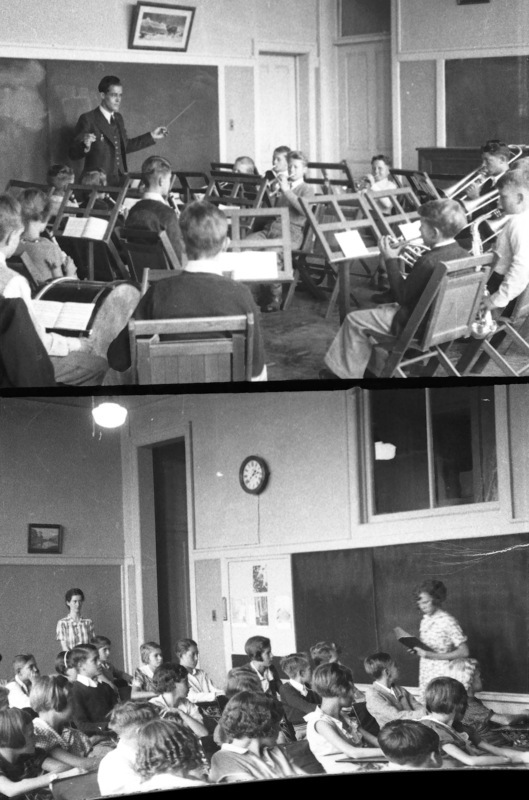 Students in classrooms at Whitworth School