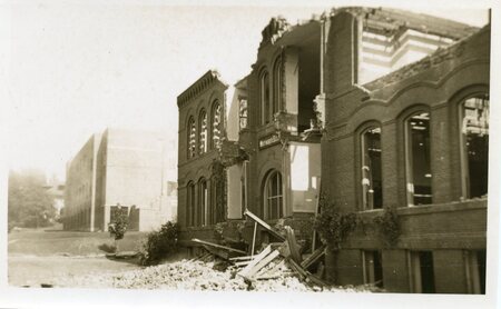 Razing of the old Whitworth School