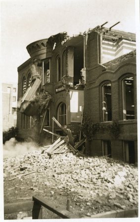 Razing of the old Whitworth School