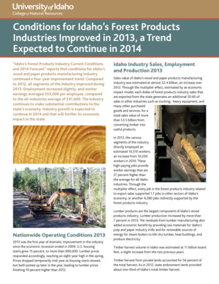 Policy Analysis Group Fact Sheet - University of Idaho College of Natural Resources