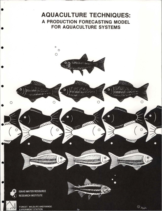 Computer implementation of the mathematical models of quantitative relationships in aquaculture systems is a dynamic process which provides a conceptual framework for understanding systems behavior. These models can provide useful information on variable significance to systems functioning, thereby directing research resources into areas which will most benefit further understanding of the system. Furthermore, as aquaculture systems research progresses, the composite model can be modified to incorporate new technology. Modeling, therefore, is a cyclic process -- a means for understanding the system, for evaluating the system, and for using the model to incorporate the new technology. This computer-implemented mathematical model addresses one of the significant limitations of aquaculture systems management, namely, production forecasting, by providing a method of using current technology to predict Allowable Growth Rate (AGR). The use of the model in aquaculture operations could aid production forecasting, resulting in more efficient water usage and profitable aquaculture systems operations.