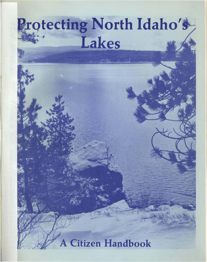 This pamphlet was published by the Kootenai Environmental Alliance for the purpose of providing the general public with information on water pollution in the CDA Basin and preventative measures that the general population can take to keep the Lake system clean.