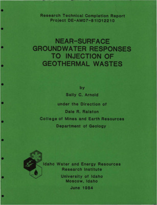 Experiences with injecting geothermal fluids have identified technical problems associated with geothermal waste disposal. This report assesses the feasibility of injection as an alternative for geothermal wastewater disposal and analyzes hydrologic controls governing the upward migration of injected fluids. Injection experiences at six geothermal developments are presented. The sites are: Raft River KGRA in Idaho, Salton Sea KGR and East Mesa KGRA in California, Otake and Hatchobaru geothermal fields in Japan, and Ahuachapan geothermal field in El Salvador. Hydrogeologic and design/operational factors affecting the success of an injection program are identified. Hydrogeologic factors include subsidence, near-surface effects of injected fluids, and seismicity. Design/operational factors include hydrodynamic breakthrough, condition of the injection system and reservoir maintenance. Existing and potential effects of production/injection on these factors are assessed.