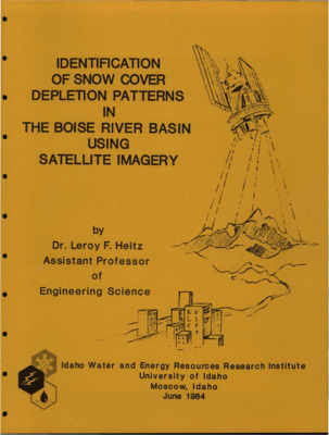 The purpose of this research was to develop snow cover area maps for the Boise River Basin in Idaho. Landsat satellite imagery was used as the basic data source for the development of these maps. The snow covered area information on the Landsat imagery was transferred to 1 to 250,000 scale U.S. Geological Survey topographic maps using optical projection techniques with the aid of the zoom transfer scope. This research is the first phase of a larger project in which snow covered area maps will be used to enhance the predictive capability of the SSARR model. This model is used by the Walla Walla District of the U.S. Army Corps of Engineers as a river flow forecasting model for the Boise River Basin. In past years there have been some problems with the predictive capabilities of the model during later stages of spring snowmelt runoff. It is felt that an improved model could be developed by comparing model predicted with actual snow covered areas and snow line elevations. This report outlines the required future studies and identifies the budget requirements to make these refinement studies.