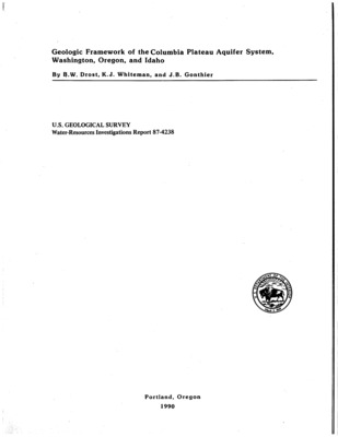 This report includes large-scale maps that present contour maps of the tops of formations and thickness maps for individual geologic units.  The Palouse Basin is located along the eastern margin of the area shown on the maps.