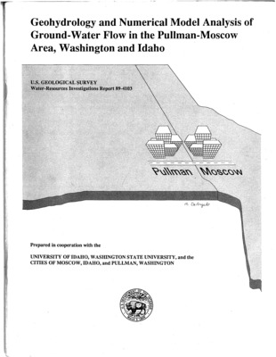 This is the most recent numerical study of the Palouse Basin.  The support information includes a mass water level measurement and a geophysical study.