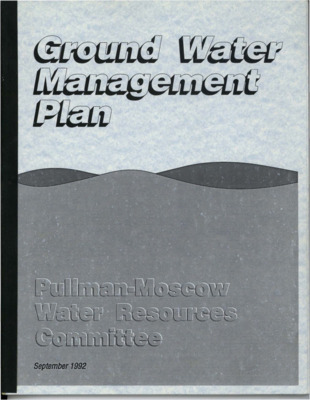 The Pullman-Moscow area of eastern Washington and northern Idaho relies almost entirely on groundwater for its supply of municipal, institutional, and domestic water. Concern over declining groundwater levels in the area motivated the municipalities and universities to form the Pullman-Moscow Water Resources Committee (hereafter referred to as the COMMITTEE) to address the declining groundwater table issues and coordinate studies of the groundwater and alternative water sources. The COMMITTEE has more recently been charged with developing a groundwater management plan for the area by the governing states' water resource agencies. This document represents the plan developed by the COMMITTEE. The Pullman-Moscow groundwater Management Plan (hereafter referred to as the PLAN). The purpose of the PLAN is to ensure that a safe supply of groundwater, in terms of quantity and quality, will continue to exist for present and future use in Pullman-Moscow Basin (hereafter referred to as the BASIN). Chapters 1 and 2 provide introduction and historical background to the PLAN. Chapter 3 outlines groundwater management in the context of state water laws in Washington and Idaho. Chapter 4 outlines the mission of the COMMITTEE. Chapter 5 describes technical aspects of the BASIN as well as the general response of groundwater aquifers to pumping withdrawals. Chapter 6 contains the program in which management goals and strategies of the local entities are specified. A bibliography and appendices are also included.