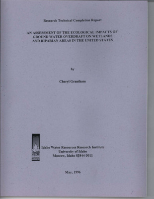 One potential consequence of groundwater overdraft which frequently is overlooked in the allocation of groundwater resources is the impact of pumping on surface ecosystems which are dependent on groundwater. Many researchers have noted the almost anomalous dearth of information on the linkage between hydrogeological factors and ecosystem impacts. As groundwater use continues to increase and the health of the remaining wetlands and riparian habitat comes under increasing scrutiny, there is a growing need for an adequate technical understanding of this emerging issue to form the basis of consistent public policy. The purpose of this report is to collect and evaluate information on the location, nature, and extent of ecological effects which have been shown to have occurred in wetlands and riparian areas as a result of groundwater pumping. [...] With care to avoid erroneous oversimplification, this information should be used to improve planning and policy regarding groundwater use and wetland protection. Permitting processes pursuant to applicable federal, state, and local statutes should include an assessment of the potential for impact from subsurface drainage for projects which may affect wetlands and riparian areas. A major objective should be an approach to water management which there is scientifically valid feedback between the occurrence of groundwater overdraft, water stress tolerance limits of affected species, and allowed pumping rates.
