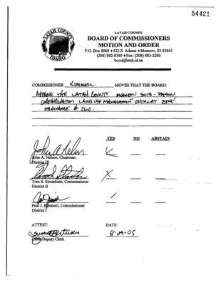 The purpose of this ordinance is to provide an emergency ordinance for a groundwater management overlay zone for certain land activities.  This ordinance replaces the previous ordinance #258.