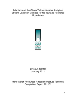 This report addresses the first three assumptions. This allows more confident use of the model in bounded aquifers that are in communication with rivers of finite length, and allows some estimates of where along the river the effects of pumping will be expressed.