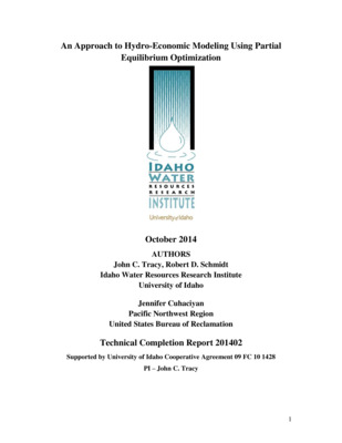 Conventional, economics-based water planning approaches often fail to adequately evaluate the economic efficacy of water projects by ignoring the dynamic relationship that exists between water supply and demand. More specifically, under the conventional approach to water management, which can be referred to as the supply management approach, the value of water is based upon the amount of compensation necessary to recover distribution costs (O&M, infrastructure, construction, etc.) with water demand forecasts assumed to be static and not affected by the cost of the supplied water. The demand management approach, on the other hand assumes that the costs associated with developing and delivering water supplies is invariant, and focuses on the value of water relative to the amount of water demand and controlling factors such as regulation, conservation, and availability of infrastructure. By ignoring how the demand for water changes as a result of changes in price and ignoring the change in cost associated with supplying greater amounts of water (referred to as the price/cost elasticity), both of these conventional approaches to water management fall short in their ability to adequately inform the development of effective water management strategies.   Hydro-economic analysis presents an alternative to the Demand Management and Supply Management approaches. This type of analysis utilizes economic concepts to understand how the supply and demand for water are affected by changes in the cost of developing and delivering water supplies and how the demand for these water supplies is based on the value that can be derived from the water by the water users (ie crop value). This approach moves away from a static view with a fixed and invariant water demand, to a view where the demand for water is related to the economic concept of "value".  Use of an economic approach in water management and planning, particularly under conditions where water is a scarce resource, enhances the ability to develop management alternatives that are based on an efficient and equitable use of water, thereby reducing wasteful practices at both the individual and institutional scale. Given that the value of water changes with both quantity and type of use, understanding the economic costs and benefits associated with meeting the demand for water resources allows for a more effective comparison of water management alternatives. Hydro-economic analysis provides a framework for incorporating multiple-, and often competing-, objectives (ie water supply, flood control, hydropower, recreation, ecosystem requirements, etc) into a single analysis. By translating the value of each objective (or hydro-service) into its respective economic benefit, hydro-economic analysis allows for a direct evaluation of the economic efficacy of competing water management alternatives. Such an approach allows for a more holistic evaluation of water resource management actions, resulting in the development of more effective and sustainable water management strategies, and in turn reducing the likelihood of undesirable outcomes or unsustainable plan.
