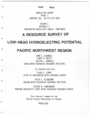 There were two major purposes of the analysis. One was to evaluate the total impact -- social, environmental, economic -- of a federal water resource investment project in the western U.S. A broad and detailed analysis of this scope had never been carried out before.