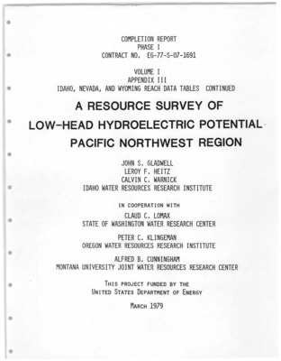 There were two major purposes of the analysis. One was to evaluate the total impact -- social, environmental, economic -- of a federal water resource investment project in the western U.S. A broad and detailed analysis of this scope had never been carried out before.