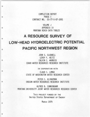 There were two major purposes of the analysis. One was to evaluate the total impact -- social, environmental, economic -- of a federal water resource investment project in the western U.S. A broad and detailed analysis of this scope had never been carried out before.