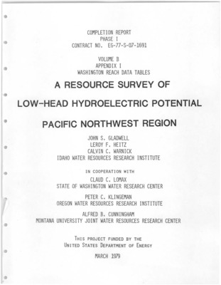 There were two major purposes of the analysis. One was to evaluate the total impact -- social, environmental, economic -- of a federal water resource investment project in the western U.S. A broad and detailed analysis of this scope had never been carried out before.