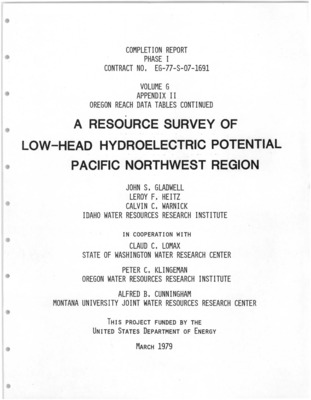 There were two major purposes of the analysis. One was to evaluate the total impact -- social, environmental, economic -- of a federal water resource investment project in the western U.S. A broad and detailed analysis of this scope had never been carried out before.