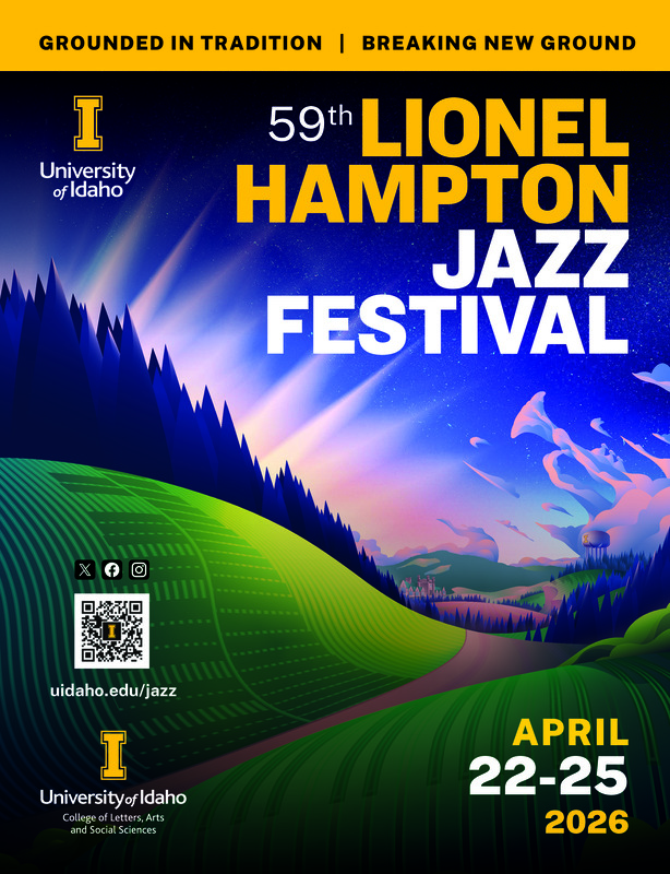 Digital program for the 59th Lionel Hampton Jazz Festival, held April 22-25, 2026. 40 pages.