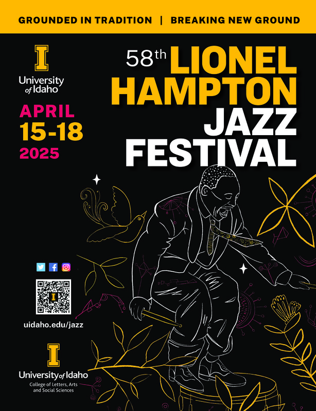 Digital program for the 58th Lionel Hampton Jazz Festival, held April 15-18, 2025. 40 pages.