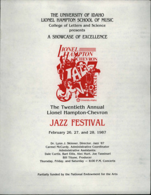 6.75"; x 8.5"; event program. Includes artist biographies, concert schedules, competition schedules, and sponsor information.