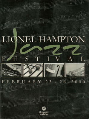 8.25" x 10.75" event program. Includes artist biographies, concert schedules, performance schedules, workshop and clinic information, and sponsor information.