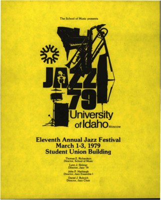 7"; x 8.5"; event program. Includes artist biographies, concert schedules, competition schedules, and sponsor information.