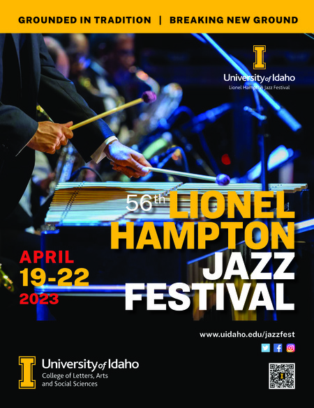 Digital program for the 56th Lionel Hampton Jazz Festival, held April 19-22, 2023. 32 pages.