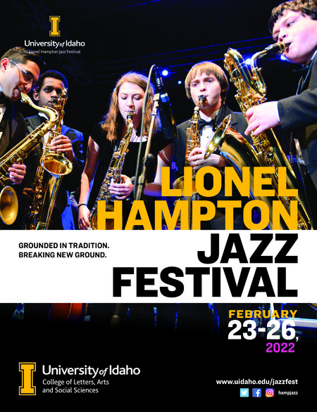 Digital program for the 55th Lionel Hampton Jazz Festival, held February 23-26, 2022. 56 pages.