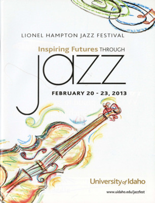 8.25" x 10.75" event program. Includes artist biographies, concert schedules, performance schedules, workshop and clinic information, and sponsor information.