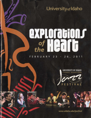 8.25" x 10.75" event program. Includes artist biographies, concert schedules, performance schedules, workshop and clinic information, and sponsor information.