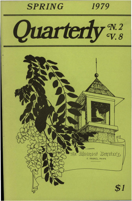 Vol. 8, No. 2, 36 pages. This issue contains articles pertaining to the following subjects and article titles: Juliaetta, Genesee, Moscow -- the Breweries of Latah County (pg 1); The Thatuna Academy and "Advent Hollow" at Viola (pg 22); Kendrick Blooms in May (pg 29); Coming Events [pdf pg 36]