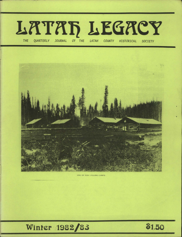 Vol. 11, No. 4, 32 pages. This issue contains articles pertaining to the following subjects and article titles: Yellow Dog Tales (pg 1); A Study of the Lumbering Methods of the Potlatch Lumber Company (pg 14); Book Review - Country Boy: Story of a Palouse Farm, Career Opportunities for Historians (pg 21); Newsletter [pdf pg 29]