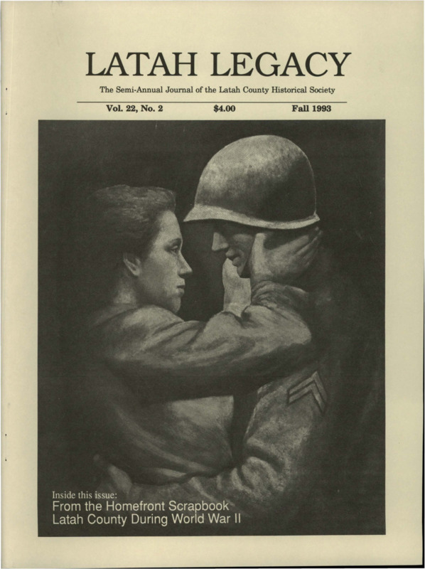 Vol. 22, No. 2, 60 pages. This issue publishes part of a grant-funded project titled "From the Home Front Scrapbook." The issue is divided into four sections: Introduction (pg 1); Part One: We Are At War! (pg 3); Part Two: Life Goes On (pg 18); Part Three: Preparing for Peace (pg 50)