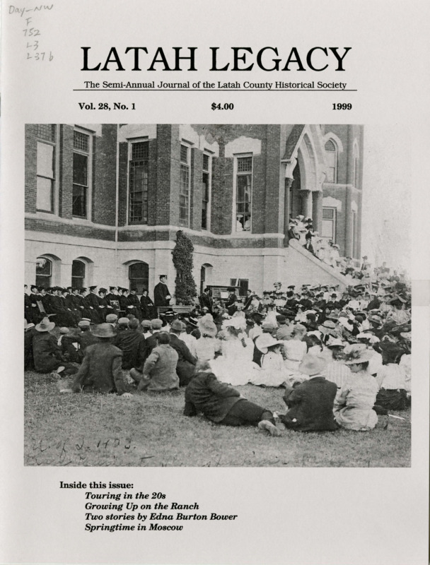 Vol. 28, No. 1, 26 pages. This issue contains articles pertaining to the following subjects and article titles: Touring in the 20s (pg 1); Growing Up on the Ranch (pg 5); Two Stories (pg 14); Whoa, January. You're Going to be Worse than July! (pg 18); Springtime in Moscow (pg 19)