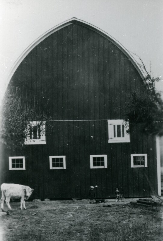 Back side of Soncarty barn. Contributed by Virginia Soncarty.