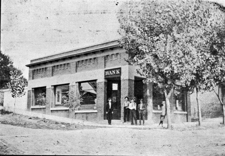 Historical image from the Special Edition of the Juliaetta Sun inside cover. This publication can be found in the Day Northwest Book collection of Special Collections and Archives.