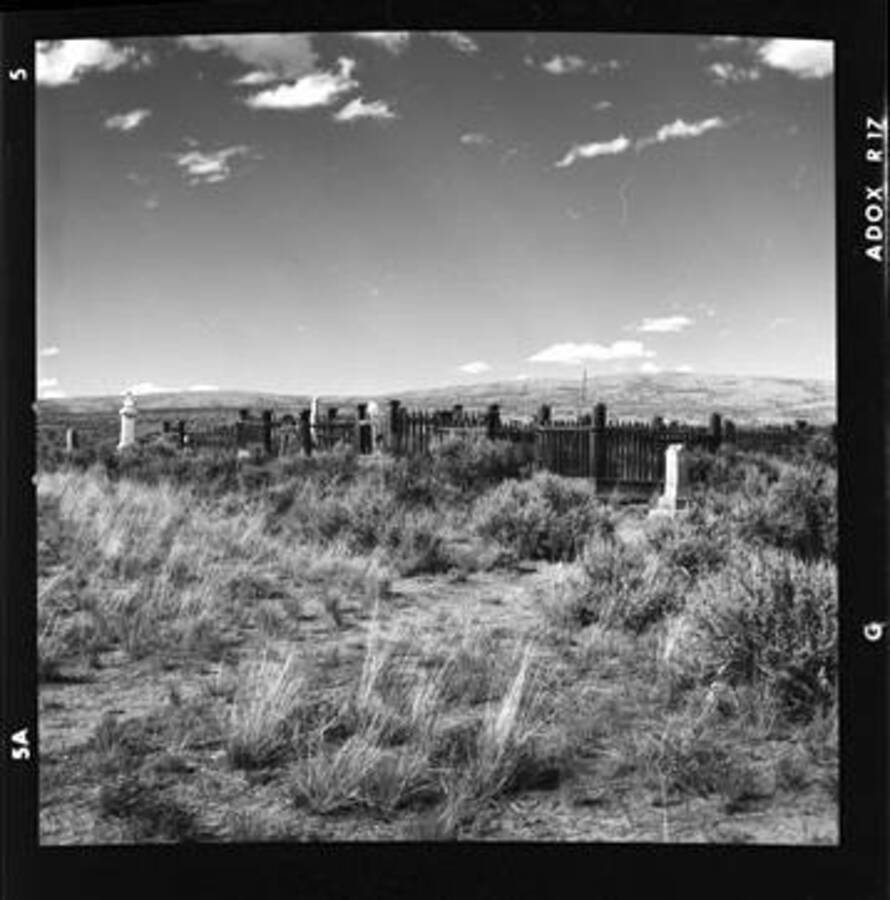 Cemetery at Bannack, Montana