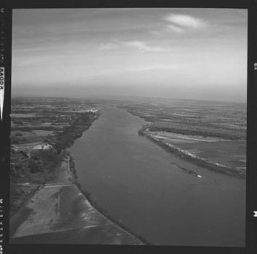 Aerial view of Missouri River